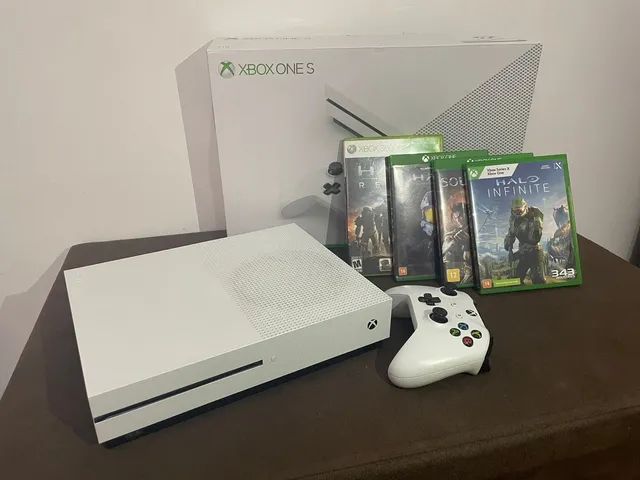 XBOX .ONE S 1TB/500GB vai 31 JOGOs e 06 MESEs GAR4NTIA e BRÍNDES