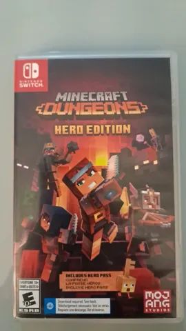 Jogo Minecraft Dungeons Hero Edition Nintendo Switch Fisico