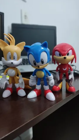 Boneco Grande Sonic Sega Coleção Presente De Aniversario