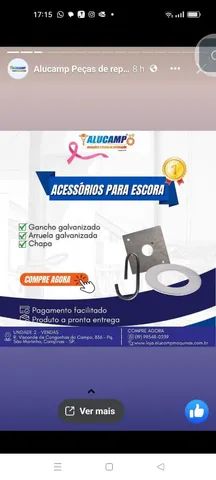 Vendas Escoras Metálicas novas 4,5 metros  - Foto 2