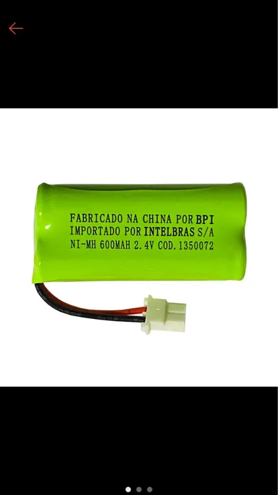Bateria telefone sem fio