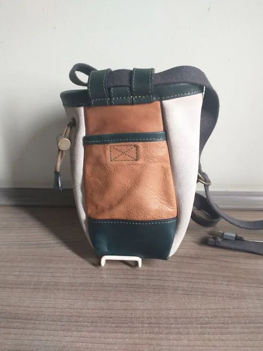 Pochete 100%couro