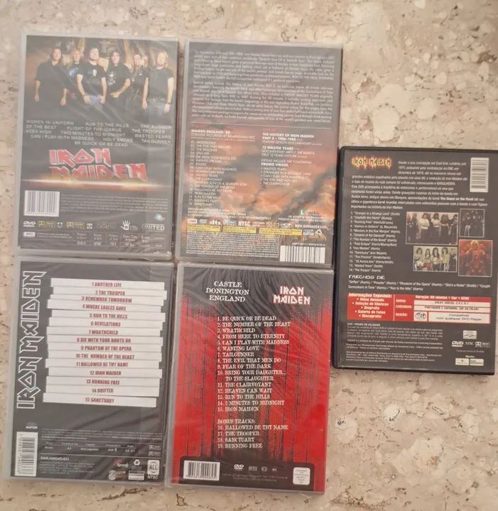 DVDs Iron Maiden - 5 dvds - Foto 2