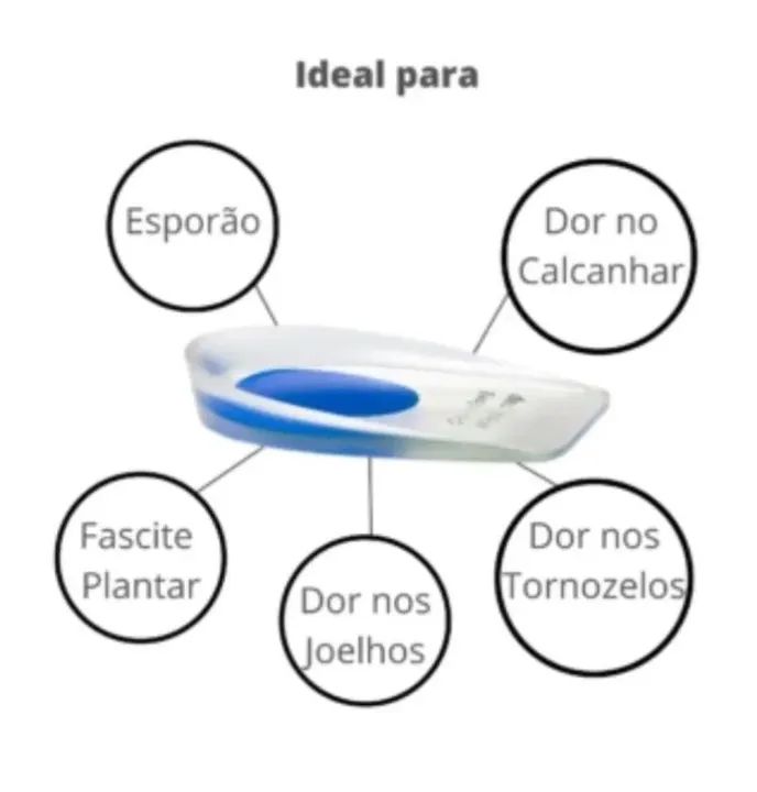 Palmilhas de silicone ortopédica  - Foto 2