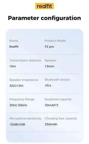 Fone Realfit F2 Pro - Foto 2
