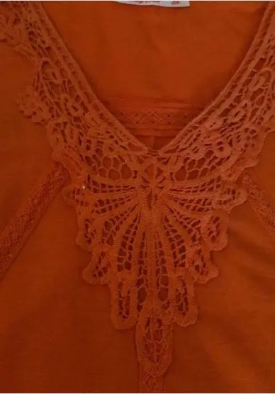 Blusa Solta Bata Bordada 100% Algodão - Foto 3