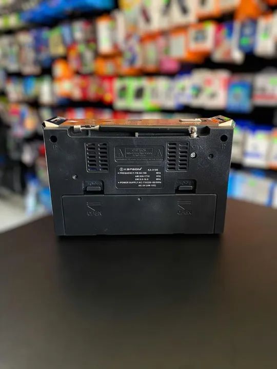 RÁDIO RETRÔ FM AM BLUETOOTH KAPBOM KA-3185 - Foto 6