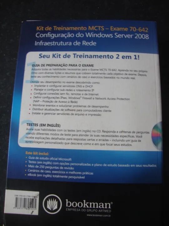 Livro de certificação Windows Server 2008 (70-642) - Foto 2