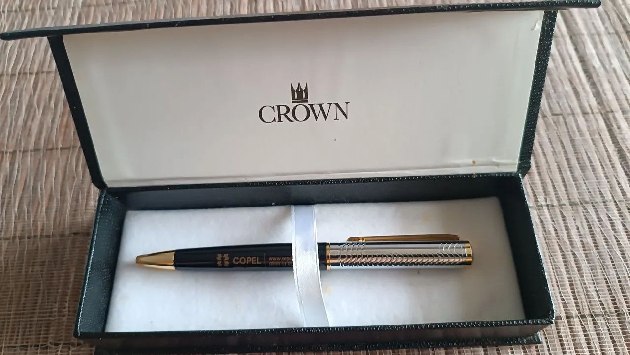 Caneta esferográfica Crown comemorativa - Nova