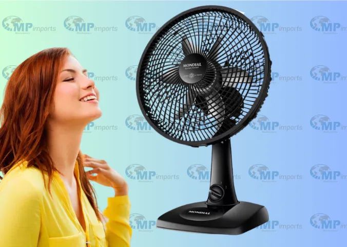 Loja MP Imports: Ventilador de Mesa 40cm Mondial Super Power VSP-40-B 6 Pás 3 Velocidades  - Foto 4