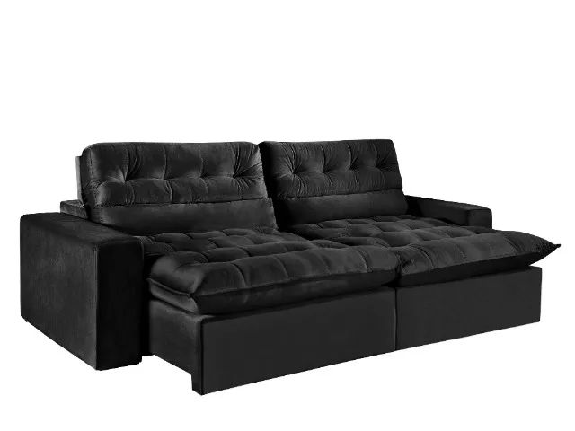 sala sofa retratil e reclinavel de 290 cm 6 lugares  - Foto 3