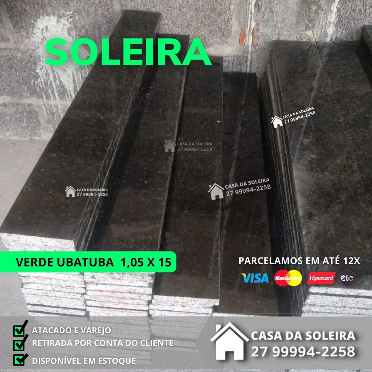 Peitoril e Soleira 1,05 X 15 CM | * INGRID<br>