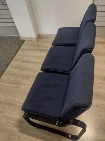 Sofá Longarina Escritório de Espera 3 Lugares da Linha Móveis Belo - Estrutura de ferro - Foto 4