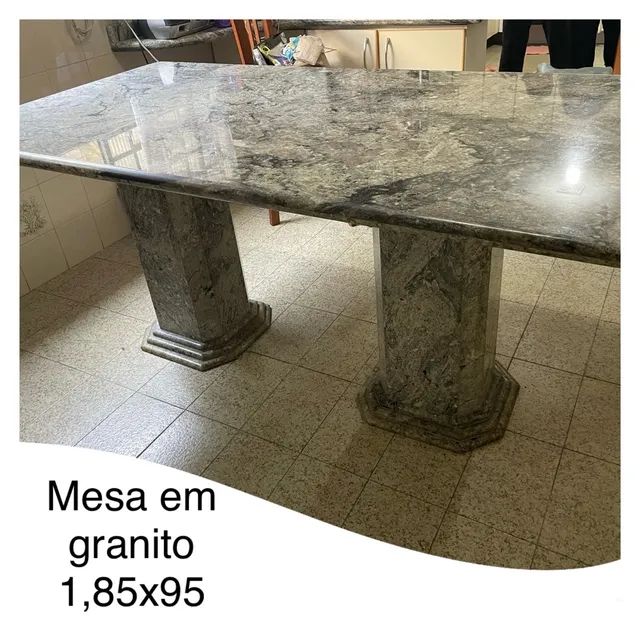 Mesa de Granito com 8 cadeiras - Foto 4