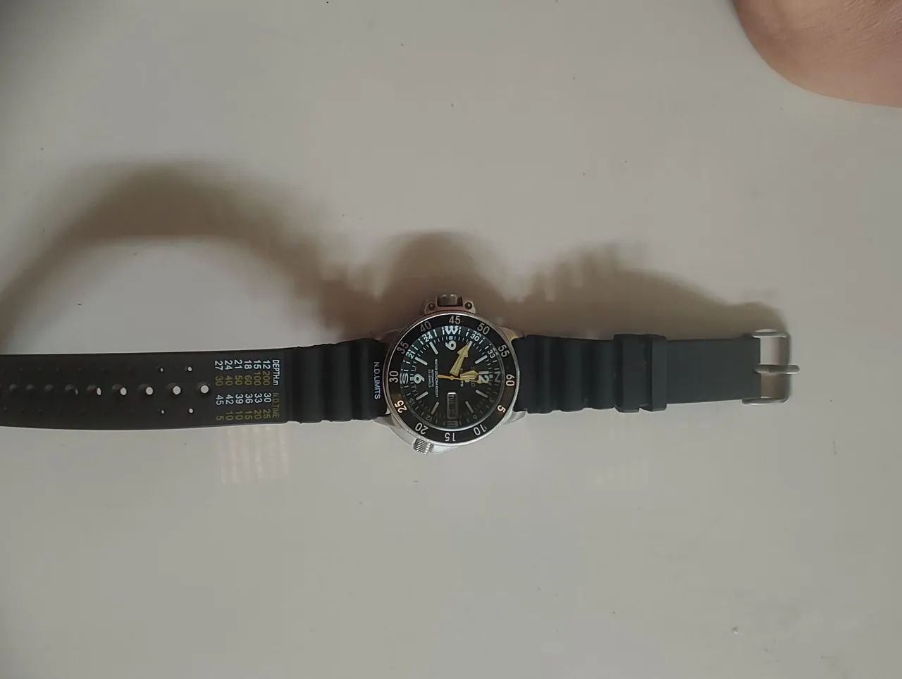 Relógio Seiko Automático 200m com pulseira de borracha - Foto 4