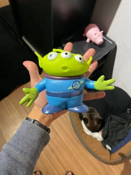 Boneco toy story alien NOVO tag Woody Jessie slinky dog rex não Disney Betty no beep zurg - Foto 2