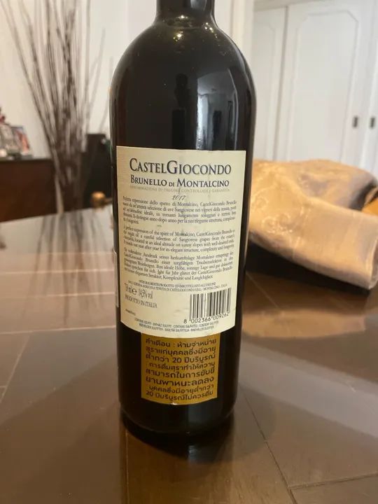 Vinho tinto Brunello Frescobaldi - relíquia ! - Foto 2