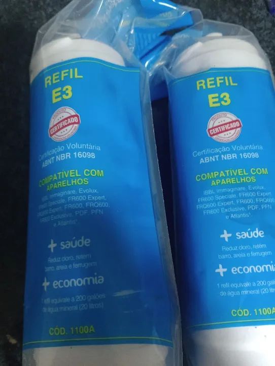 Refis para filtros de água E3 -  compatível com diversas marcas - Foto 2