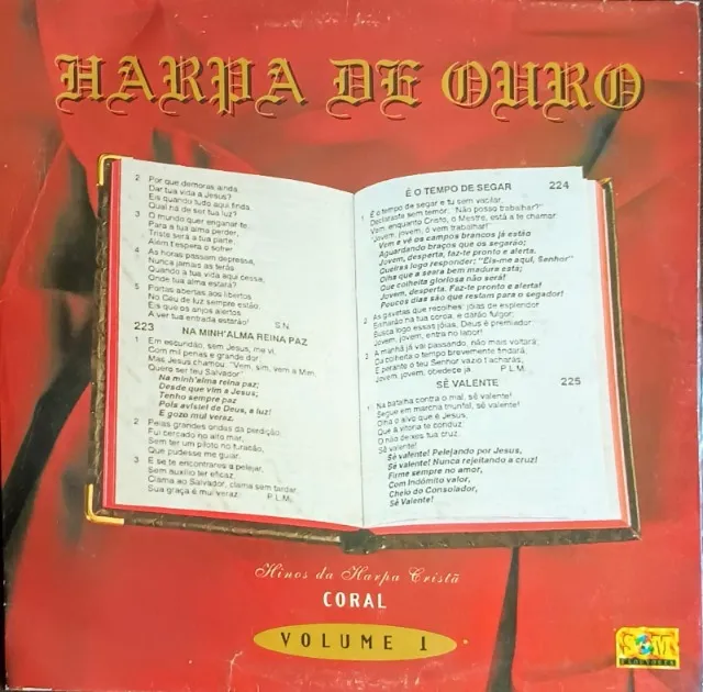 Lp Disco De Vinil Gospel Evangélico - Harpa De Ouro Vol. 1