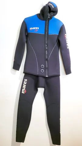 Neoprene Mares semi seco 5mm L com capuz