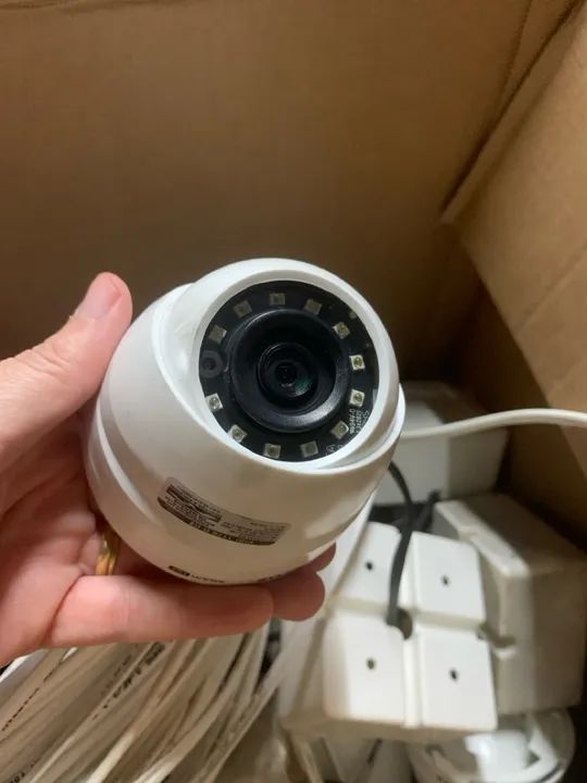 Vendo Sistema Intelbras de 8 câmeras HD + DVR intelbras de 8 canais HD 500 GB  - Foto 4