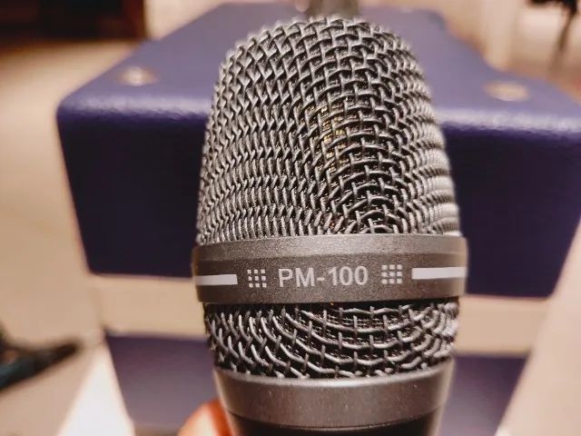 Microfone Condensador Relacart Pm-100 Cardioide novinho - Foto 4