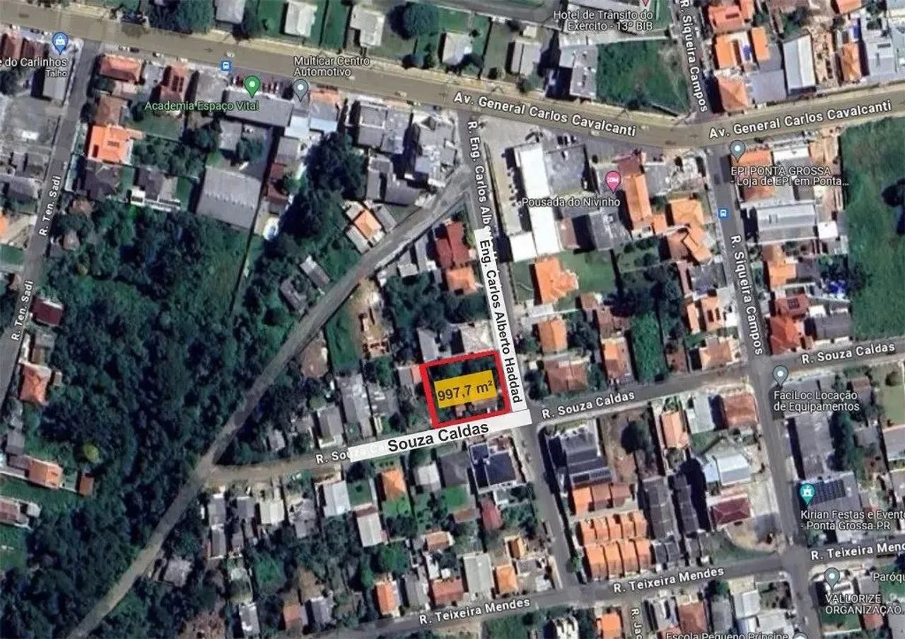 Terreno à venda por R$ 600000.00, 997.70 m2 - UVARANAS - PONTA GROSSA/PR