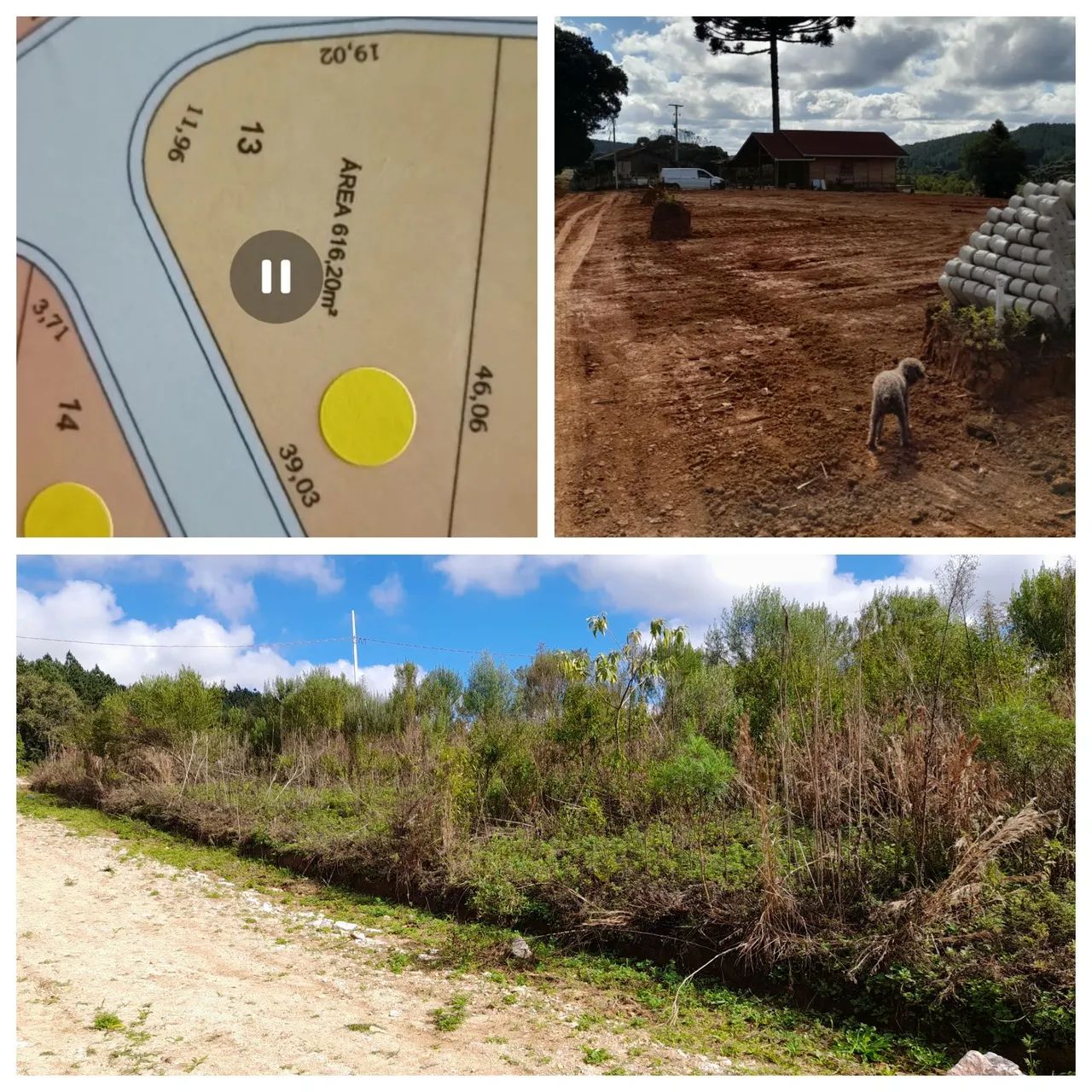 Terreno para agro com área de 616,20m²