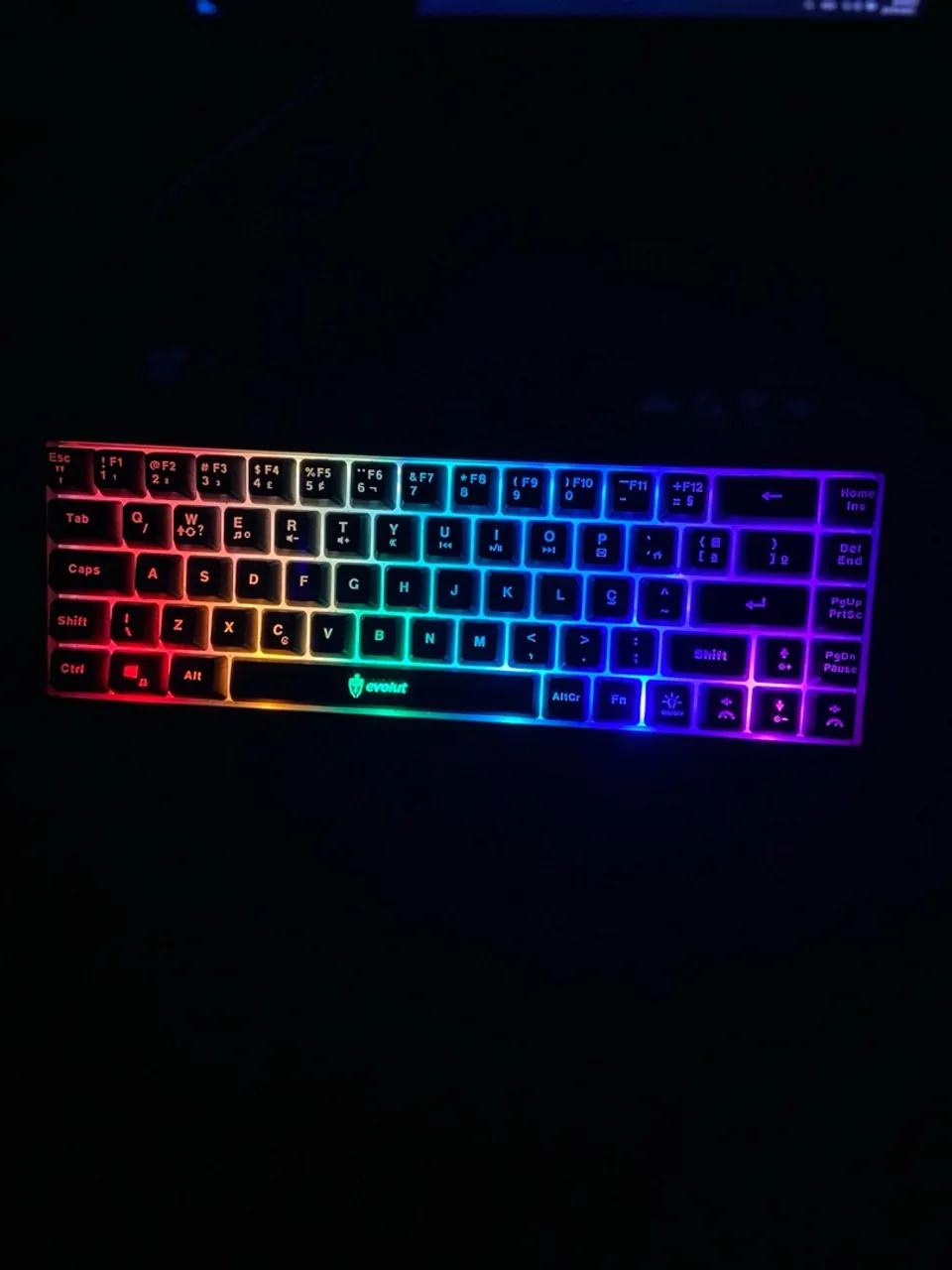 Teclado Gamer Mecânico Evolut EG211 RGB - FAY