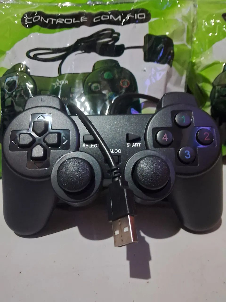 Controle USB para Video Game - Compatível - Foto 2