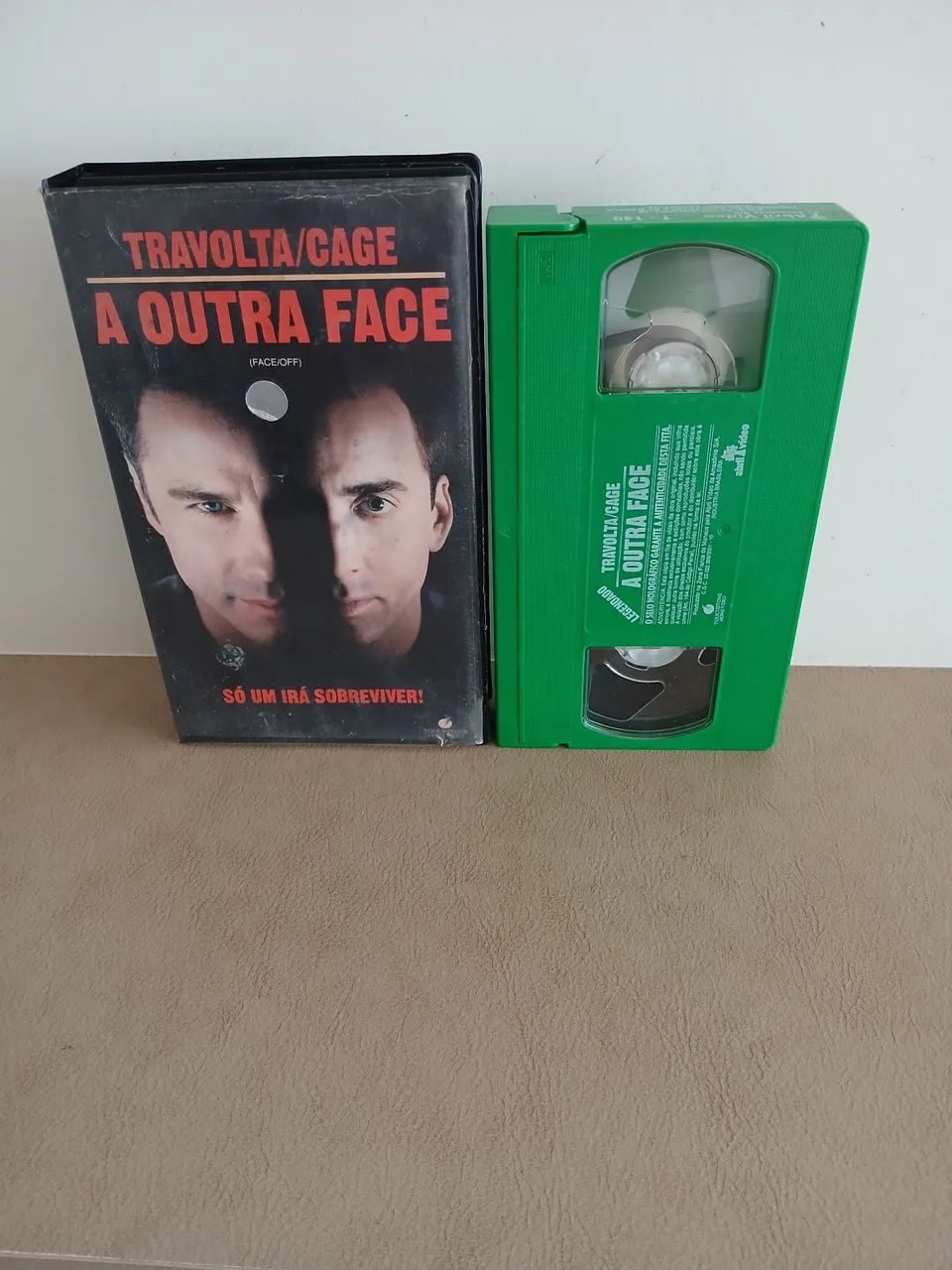 A Outra Face - VHS - Travolta/Cage