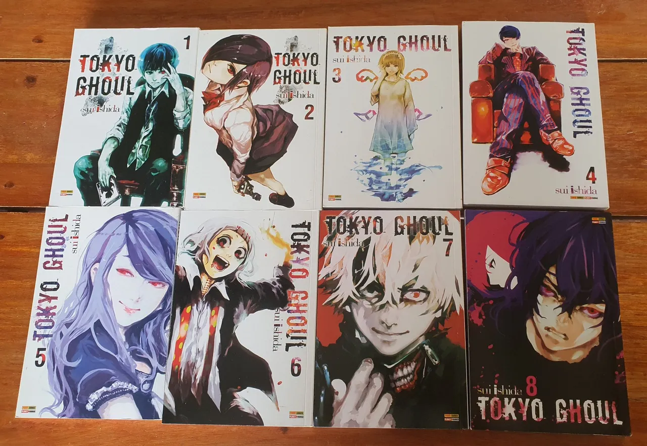 Mangá Tokyo Ghoul Completo - Volumes 1-14