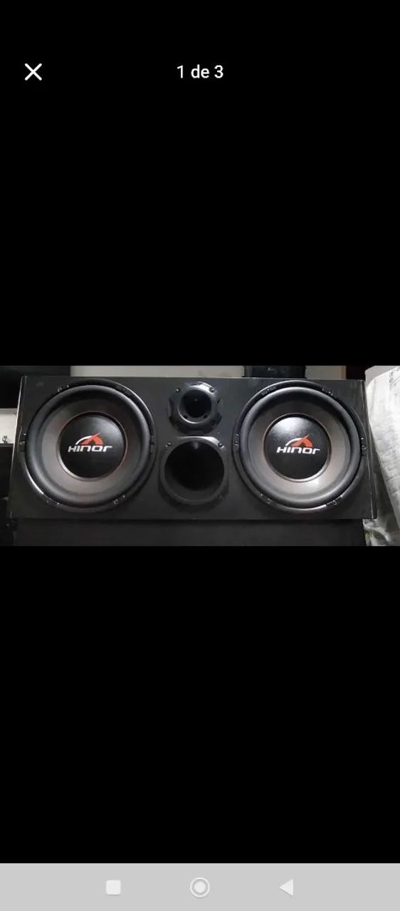 Caixa automotiva amplificada 