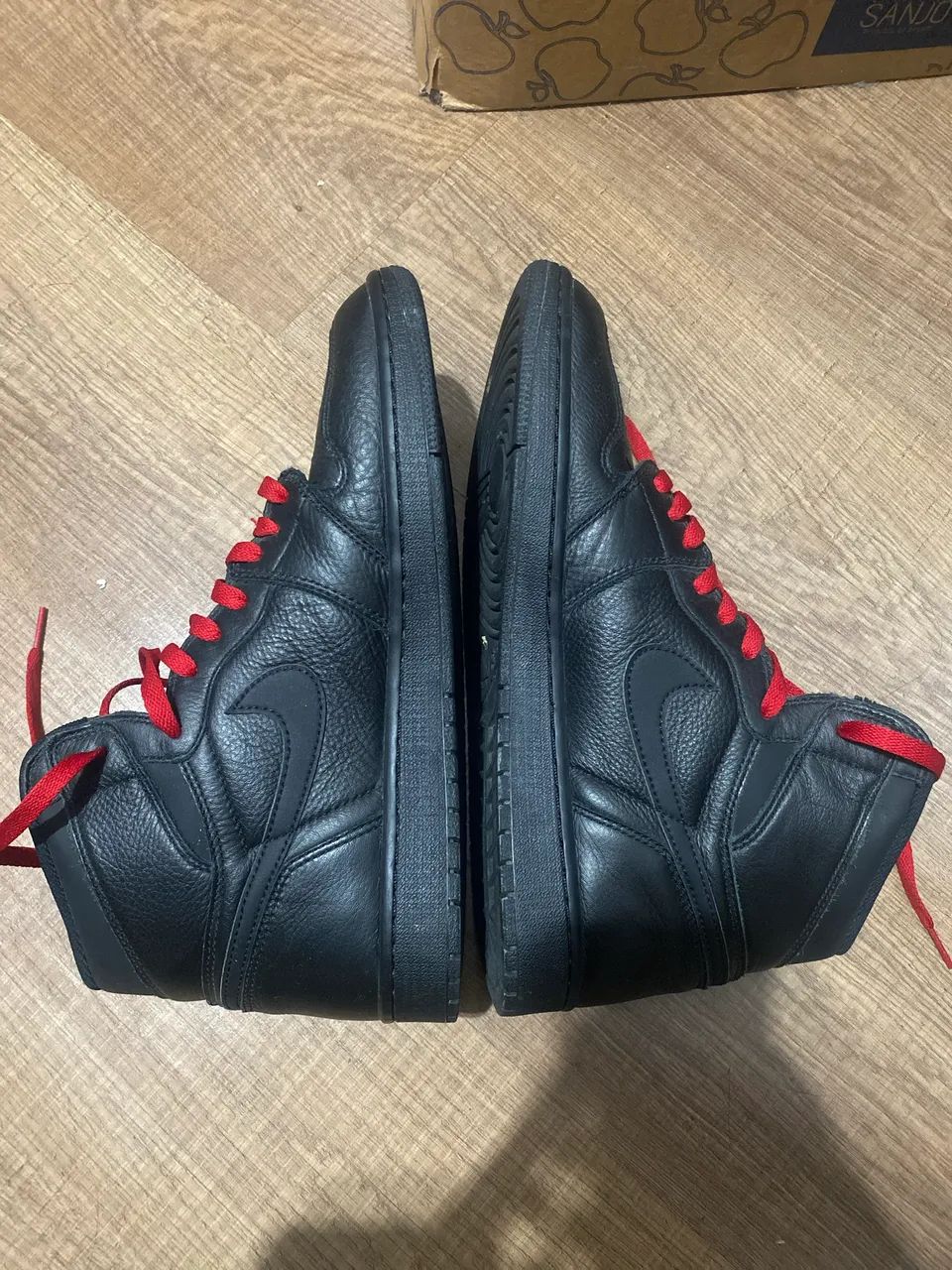 Nike Air Jordan High Triple Black 44 