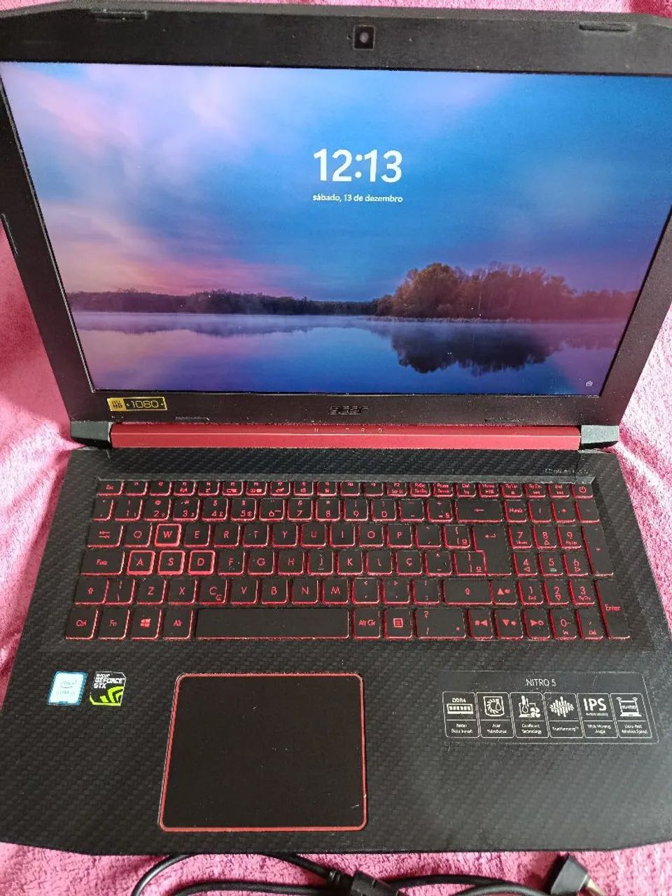 Notebook Gamer Acer Nitro 5 AN515-52-52BW,SSD SATA 256GB,16GB RAM,SLOT M2,W11 e Office  - Foto 2