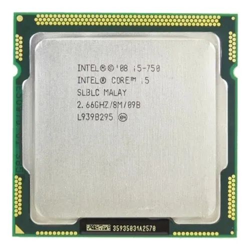 Processador Intel Core i5-750 (cache de 8 M, 2,66 GHz) LGA1156