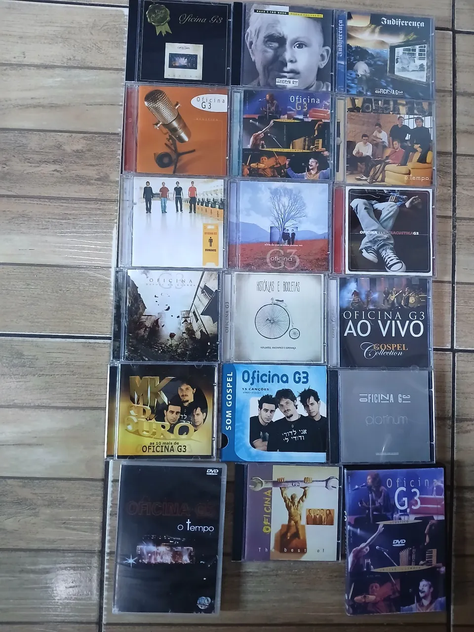 Coleção Completa Oficina G3 - CDs e DVDs