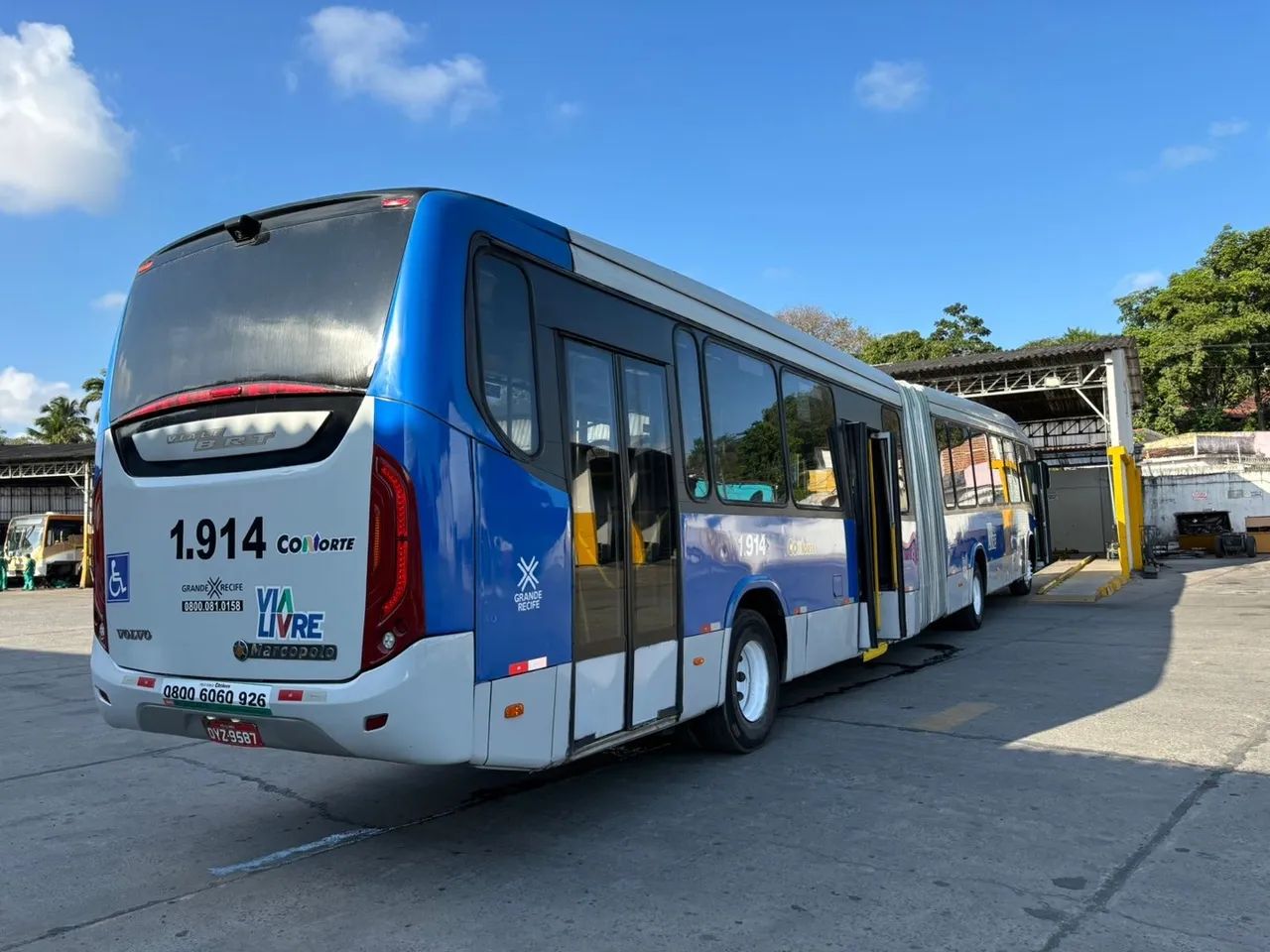 Ônibus articulado Marcopolo Viale BRT Volvo B340m ano 2014 - Foto 5