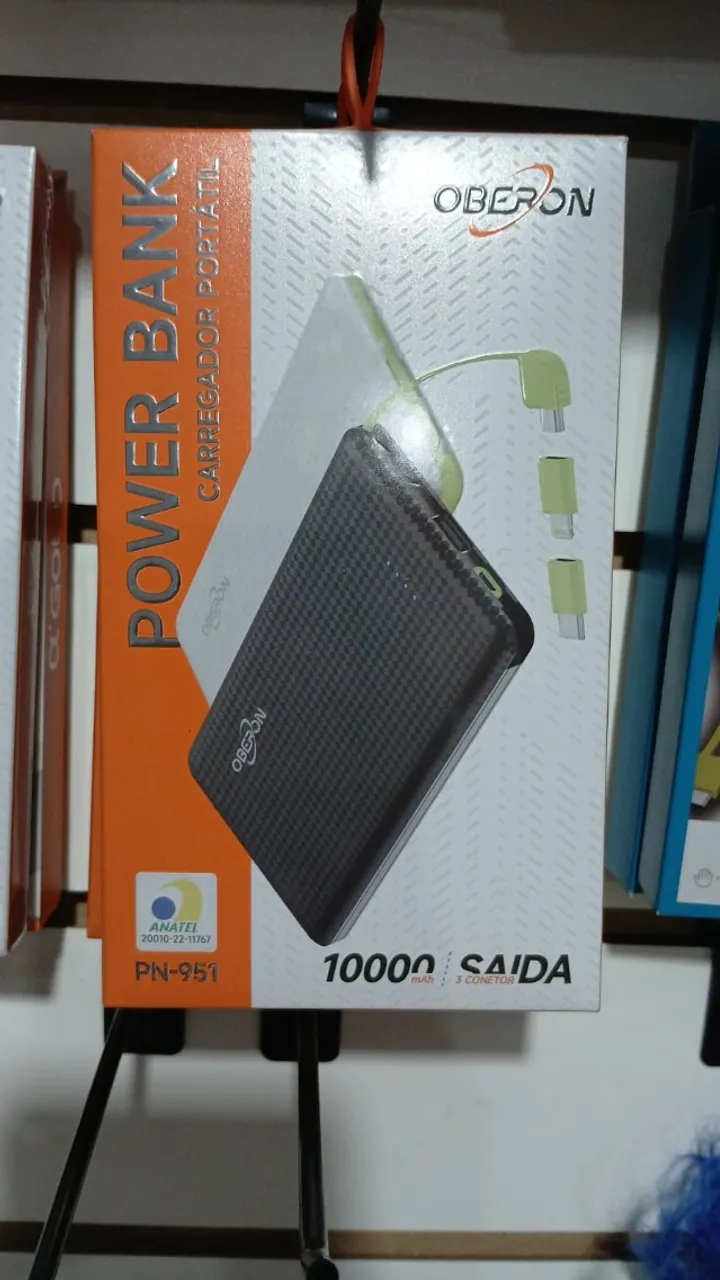 Power Bank 10000 mah Carregador Portátil PN-951