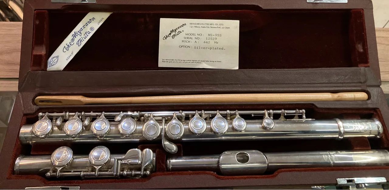 Flauta Miyazawa MS-95S Silver-plated - Instrumentos musicais