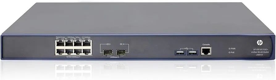 Switch HP JG641A 830 8 Portas 1G Poe+