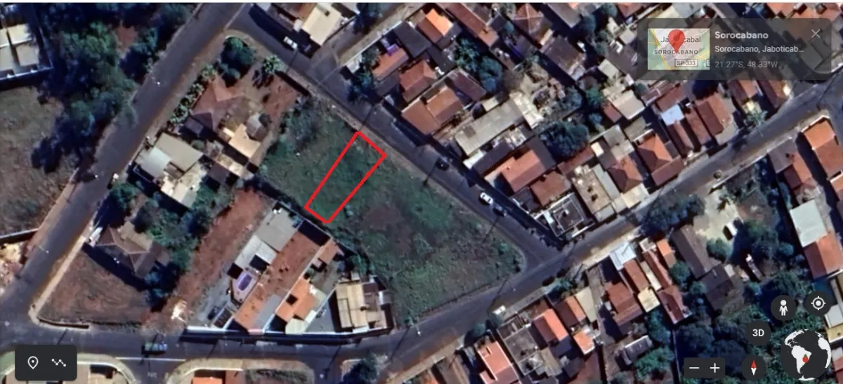 Terreno residencial para venda, 313m²