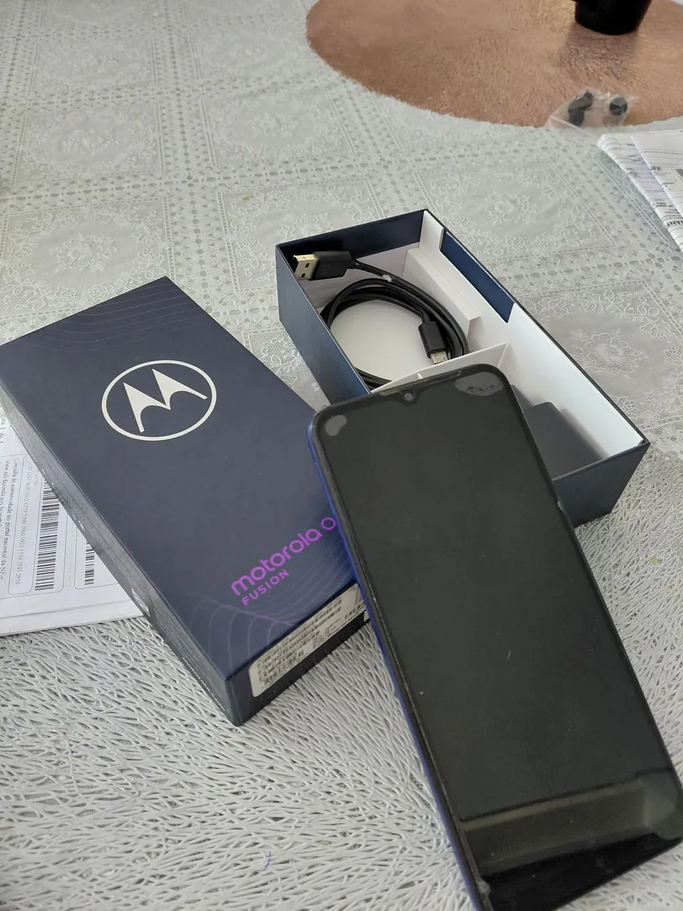 Motorola One Fusion 128Gb Azul Safira