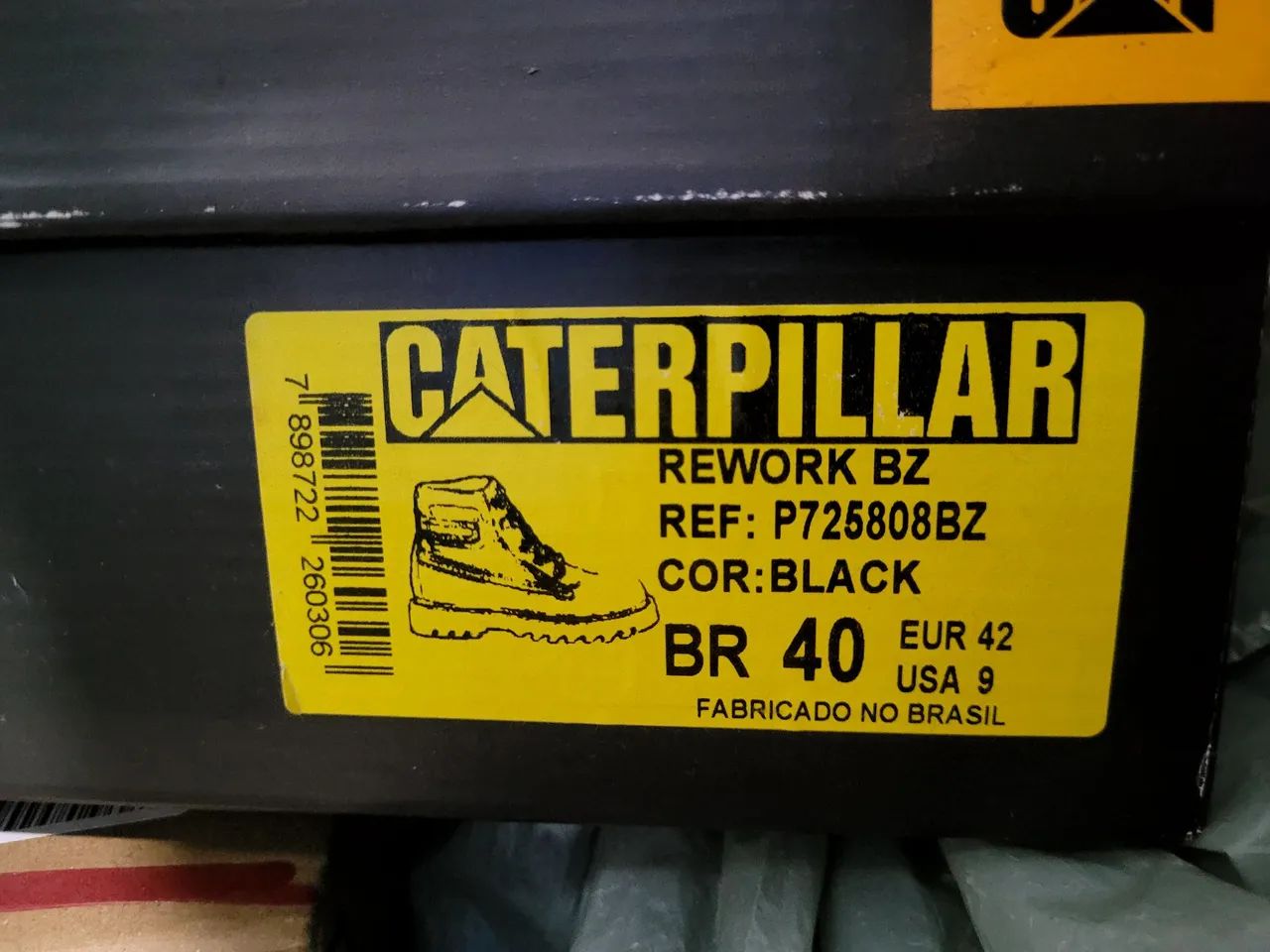 Bota Caterpillar Estilo Timberland Work Boot - Foto 5