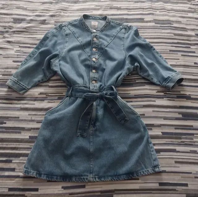 Vestido Jeans Azul - Novo