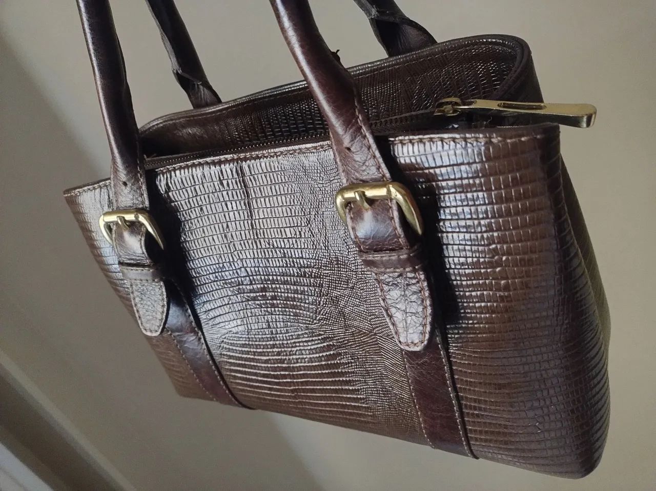 Bolsa de Ombro Marrom Leslie Bags - Foto 3