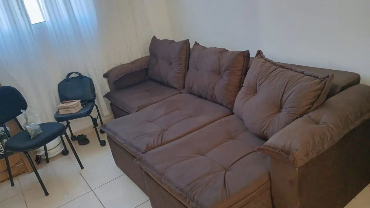 SOFÁ TEXAS LUXO RETRATIL LARGURA 2.50 m<br>RETRATIL LARGURA 2.50 m<br> - Foto 3