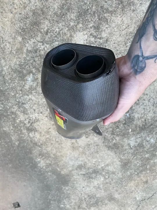 Escapamento Akrapovic para tiger 800 - Foto 3