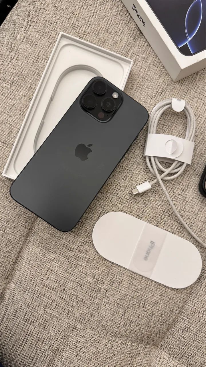 iPhone 16 Pro Max 256gb - cinza escuro - Celulares e Smartphones