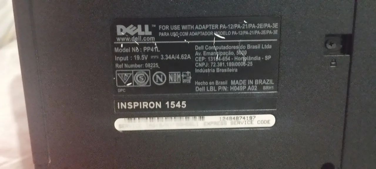 Notebook Dell Inspiron 1545 - Foto 3